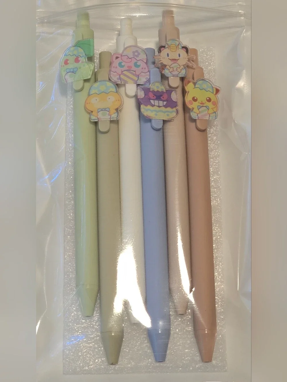 Pokemon Pastel Gel Pen 6Pck